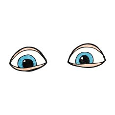 Cartoon Eyes N153