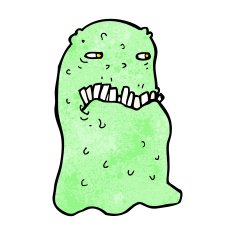 cartoon gross ghost N65