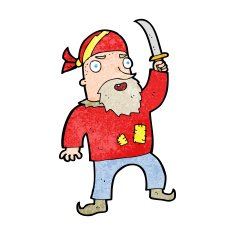 Cartoon Pirate N49
