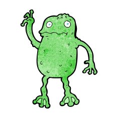 Cartoon Frog N90
