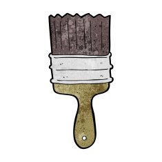 cartoon paint brush N67