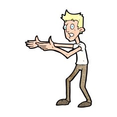 cartoon man desperately explaining N13