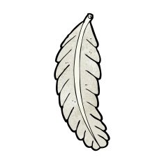 Cartoon Feather N67