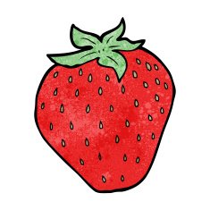 Cartoon Strawberry N82