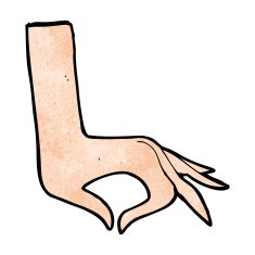 cartoon hand symbol N55