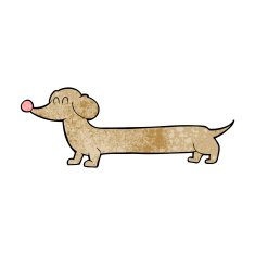 Cartoon Dachshund N5
