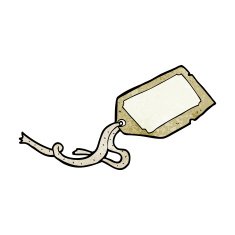 cartoon luggage tag N51