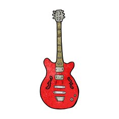 Cartoon Electric Guitar N15