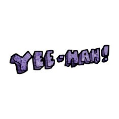 cartoon yeehah symbol N13