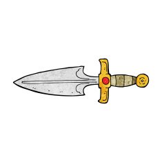 Cartoon Dagger N24