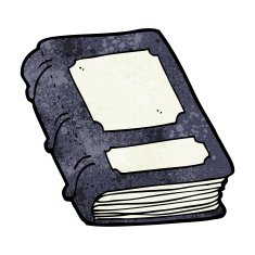 cartoon old book N24