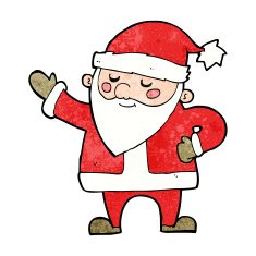 Cartoon Santa Claus N428