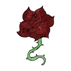 Cartoon Rose N25