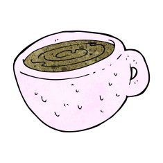Cartoon Coffee Cup N62