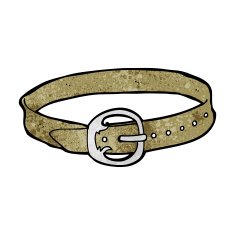 cartoon old belt N13