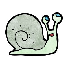 Cartoon Snail N132
