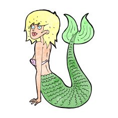 Cartoon Mermaid N84