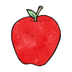 Cartoon Apple N174