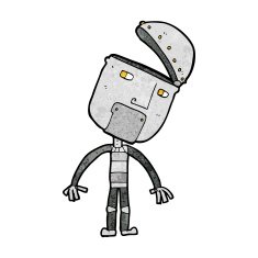 Cartoon Robot N373