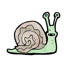 Cartoon Snail N133