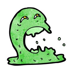 cartoon gross ghost N67