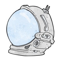 cartoon astronaut helmet N57