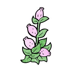 Cartoon Flowers N102