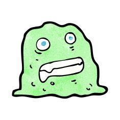 cartoon slime creature N10