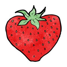 Cartoon Strawberry N83