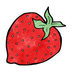 Cartoon Strawberry N84