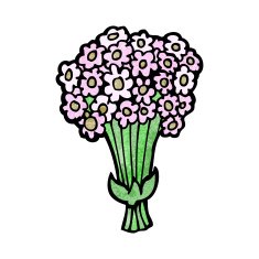 Cartoon Flowers N103
