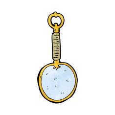 cartoon looking glass N12