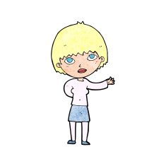 cartoon woman explaining N63