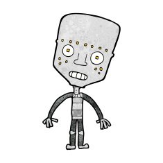 Cartoon Robot N374