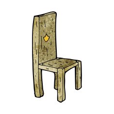 cartoon old chair N35