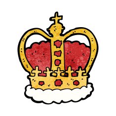cartoon royal crown N11