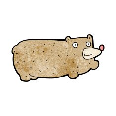 funny cartoon bear N84
