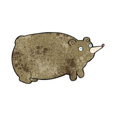funny cartoon bear N85