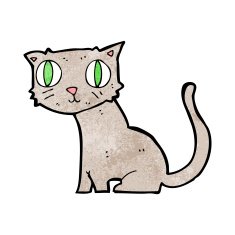 Cartoon Cat N348