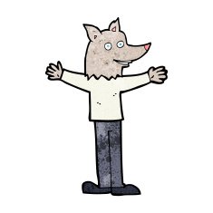 Cartoon Werewolf N44
