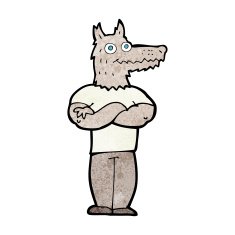 Cartoon Werewolf N45