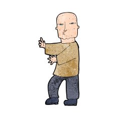 cartoon tough man N24