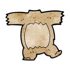 cartoon teddy bear body (mix and match cartoons) N4