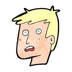 cartoon unhappy face N24