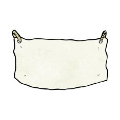 cartoon cloth banner N12