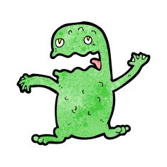 cartoon funny frog N25