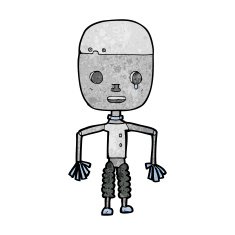 Cartoon Robot N375