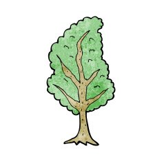 Cartoon Tree N223