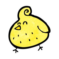 Cartoon Bird N506