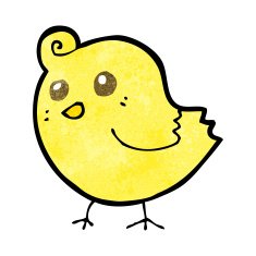 Cartoon Bird N507
